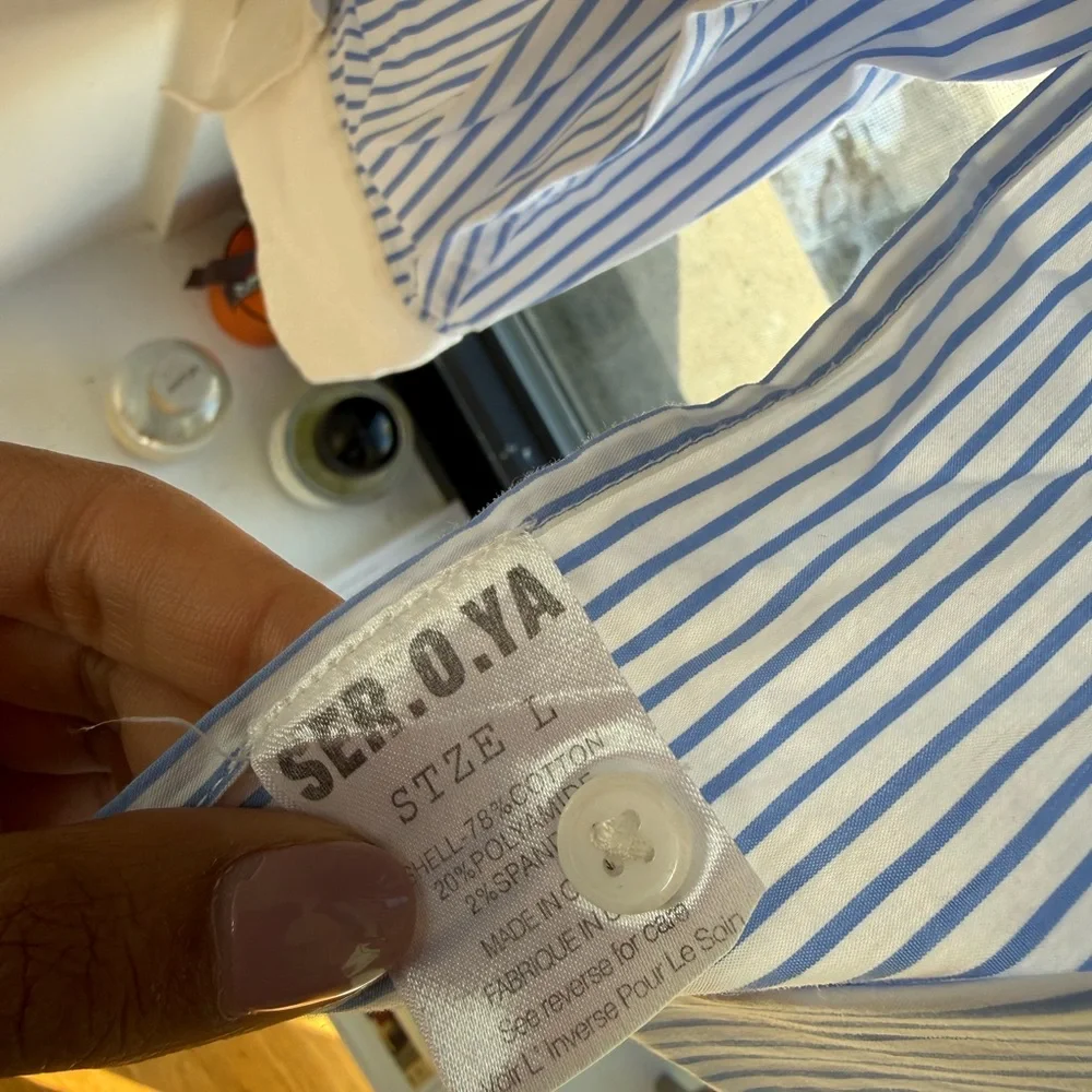 Open Back Button Down - Picture 6 of 6
